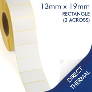 13mm x 19mm Direct Thermal Labels